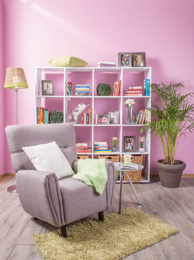 SALA DE LECTURA - OCT 2015, Idea Interior Idea Interior Modern living room Sofas & armchairs