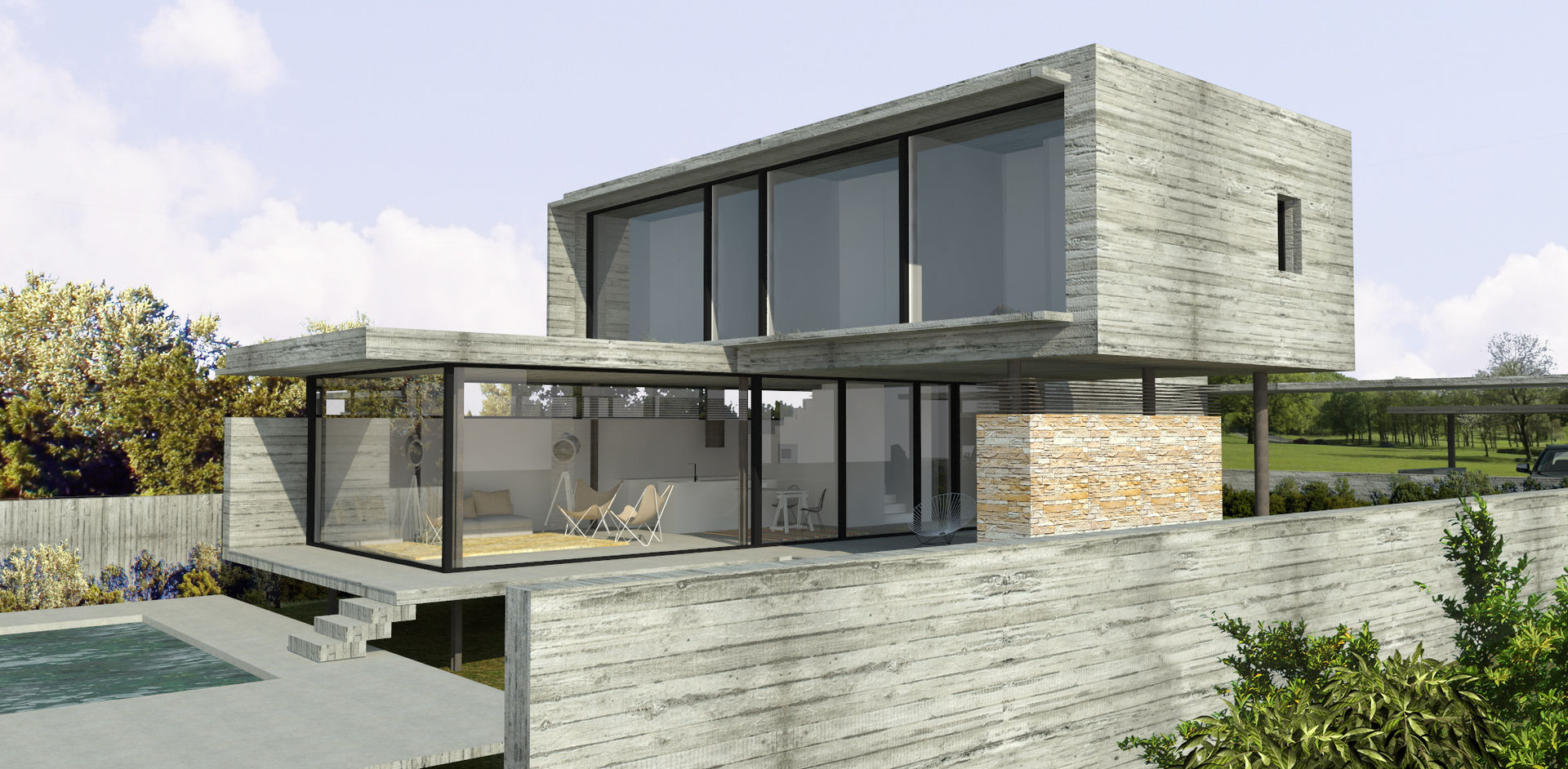 MIRADORES AL MAR, ESTUDIO BAO ARQUITECTURA ESTUDIO BAO ARQUITECTURA Minimalist house