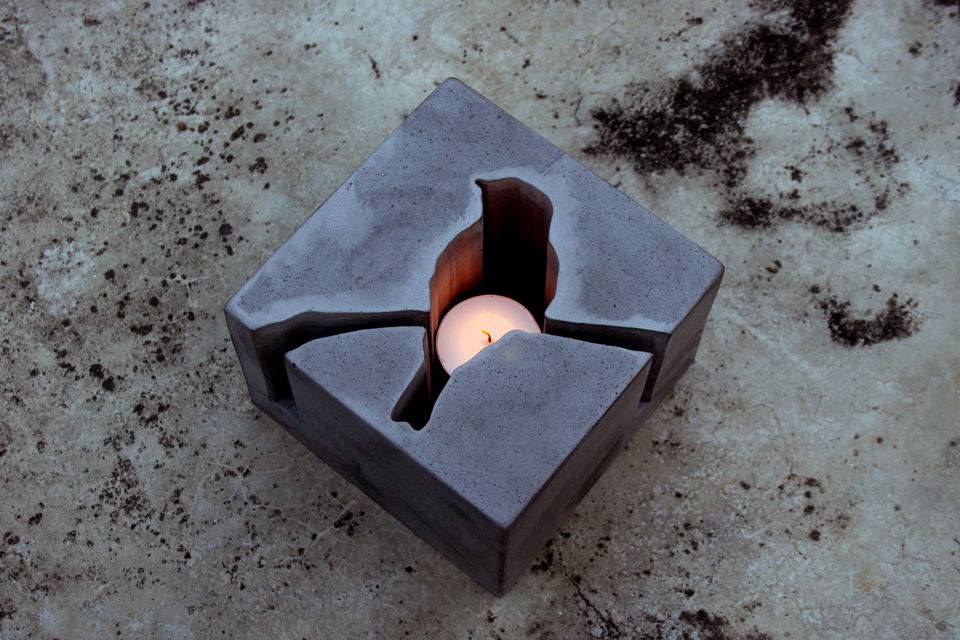 콘크리트 티워머 , M111 DESIGN M111 DESIGN Modern houses Concrete Accessories & decoration