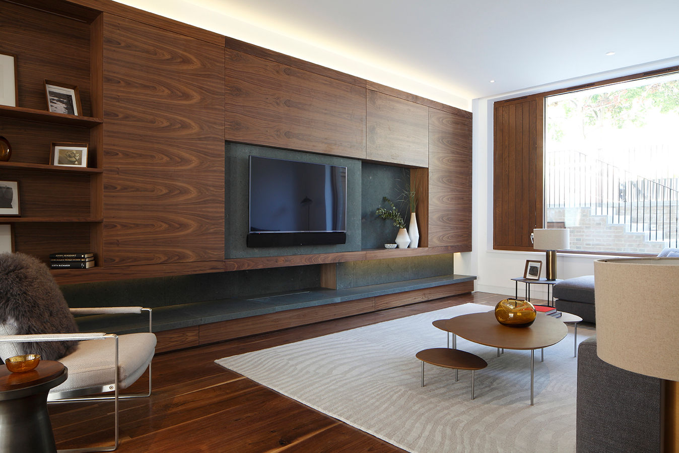 Macauley Road Townhouses, Clapham, Squire and Partners Squire and Partners Modern living room