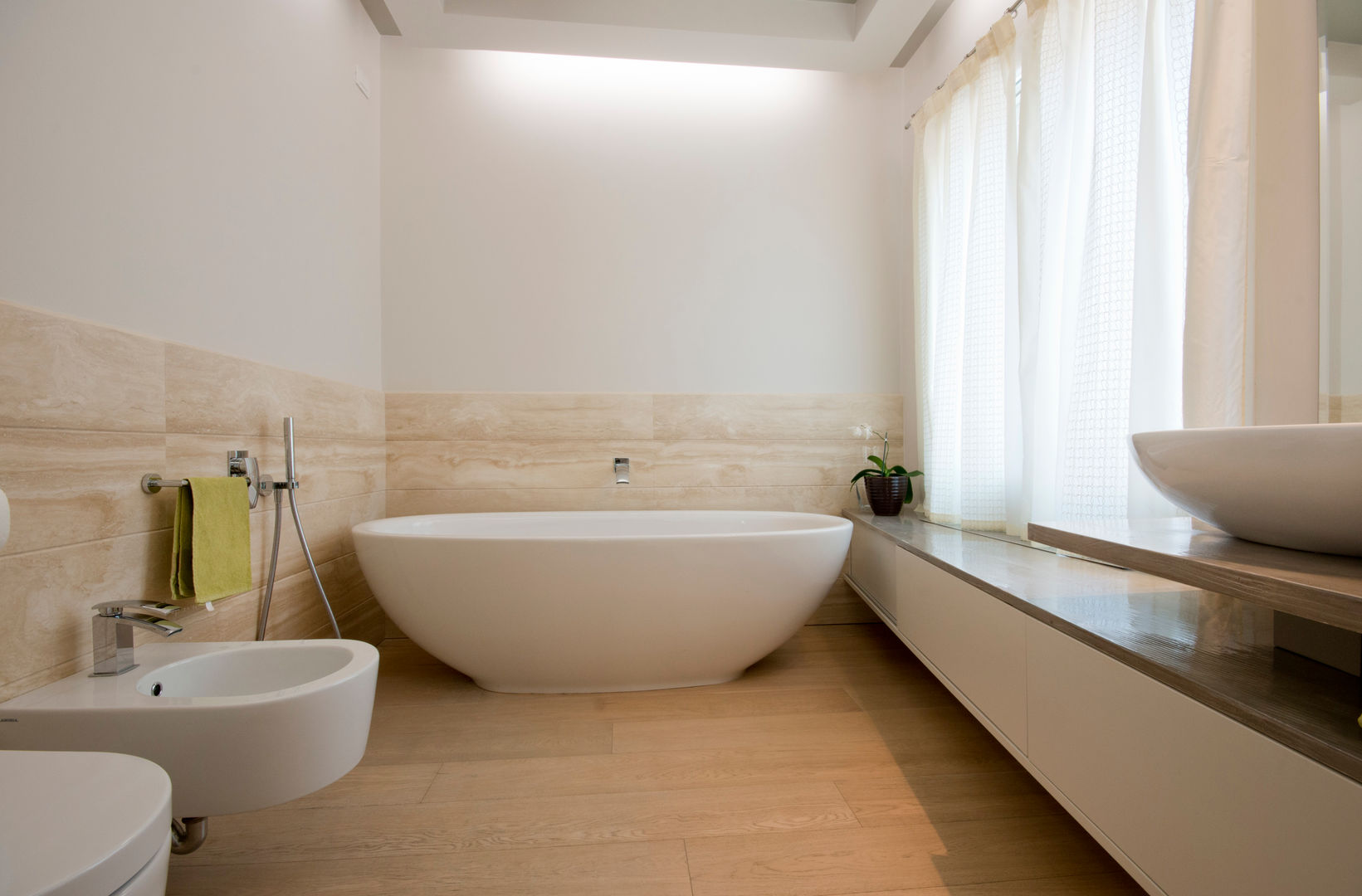 appartamento a rimini, bilune studio bilune studio Eclectic style bathroom