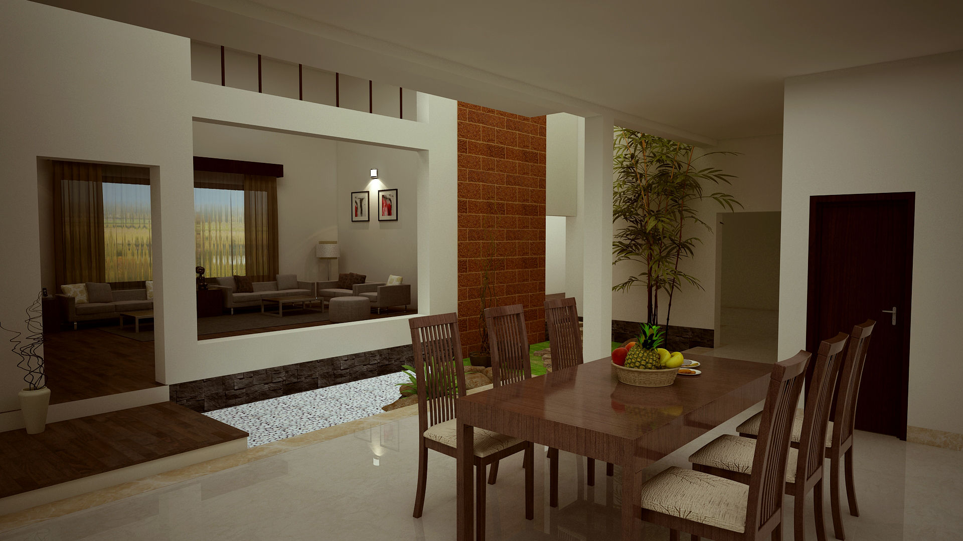 Hari C & Vanaja Residence dd Architects Dining room