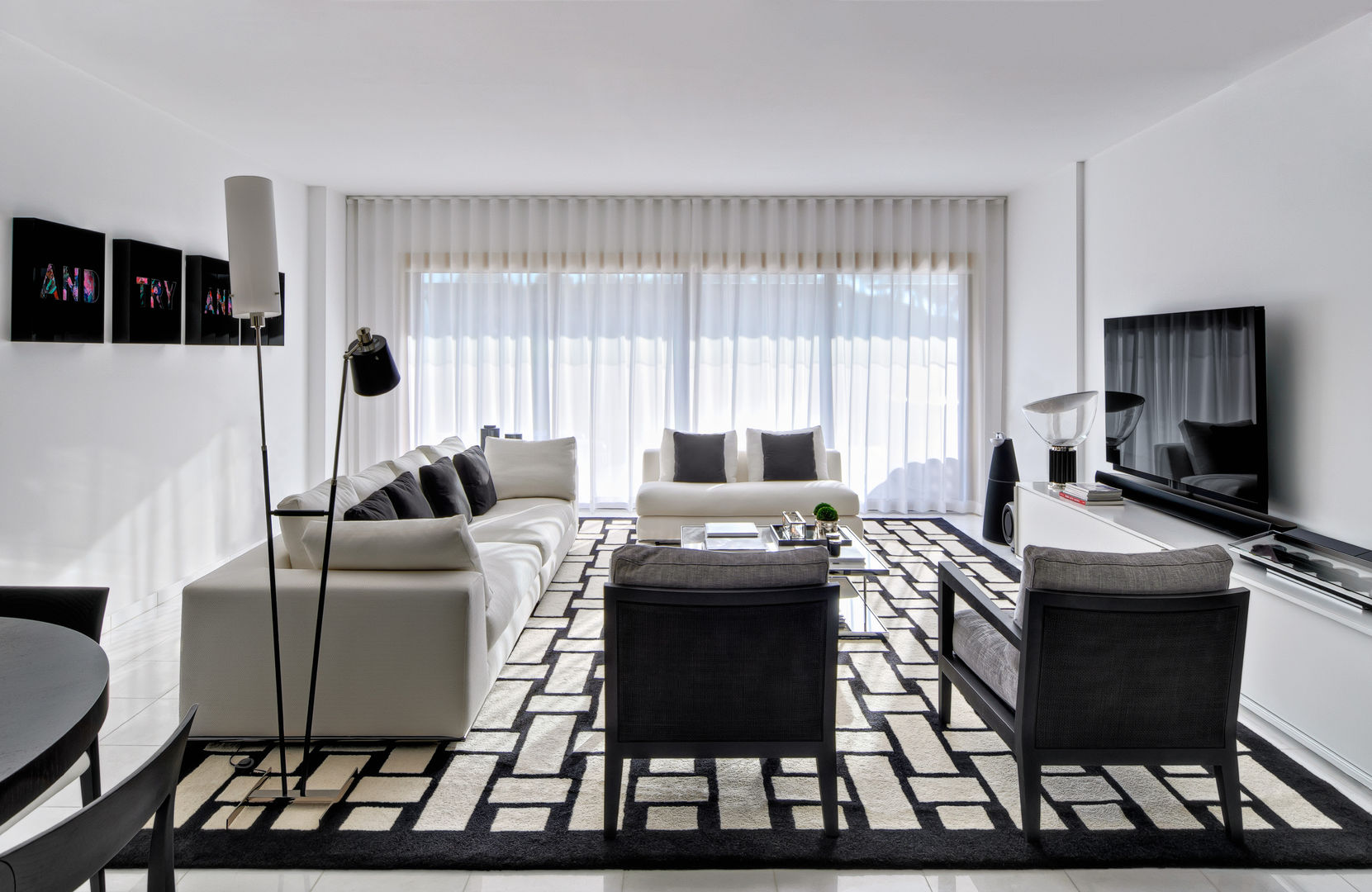 Apartamento Cascais, Silvia Costa | Arquitectura de Interiores Silvia Costa | Arquitectura de Interiores Salones modernos