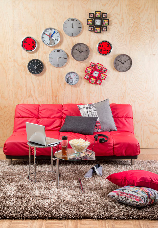 Sofá cama - Oct 2015, Idea Interior Idea Interior モダンデザインの 多目的室 家具