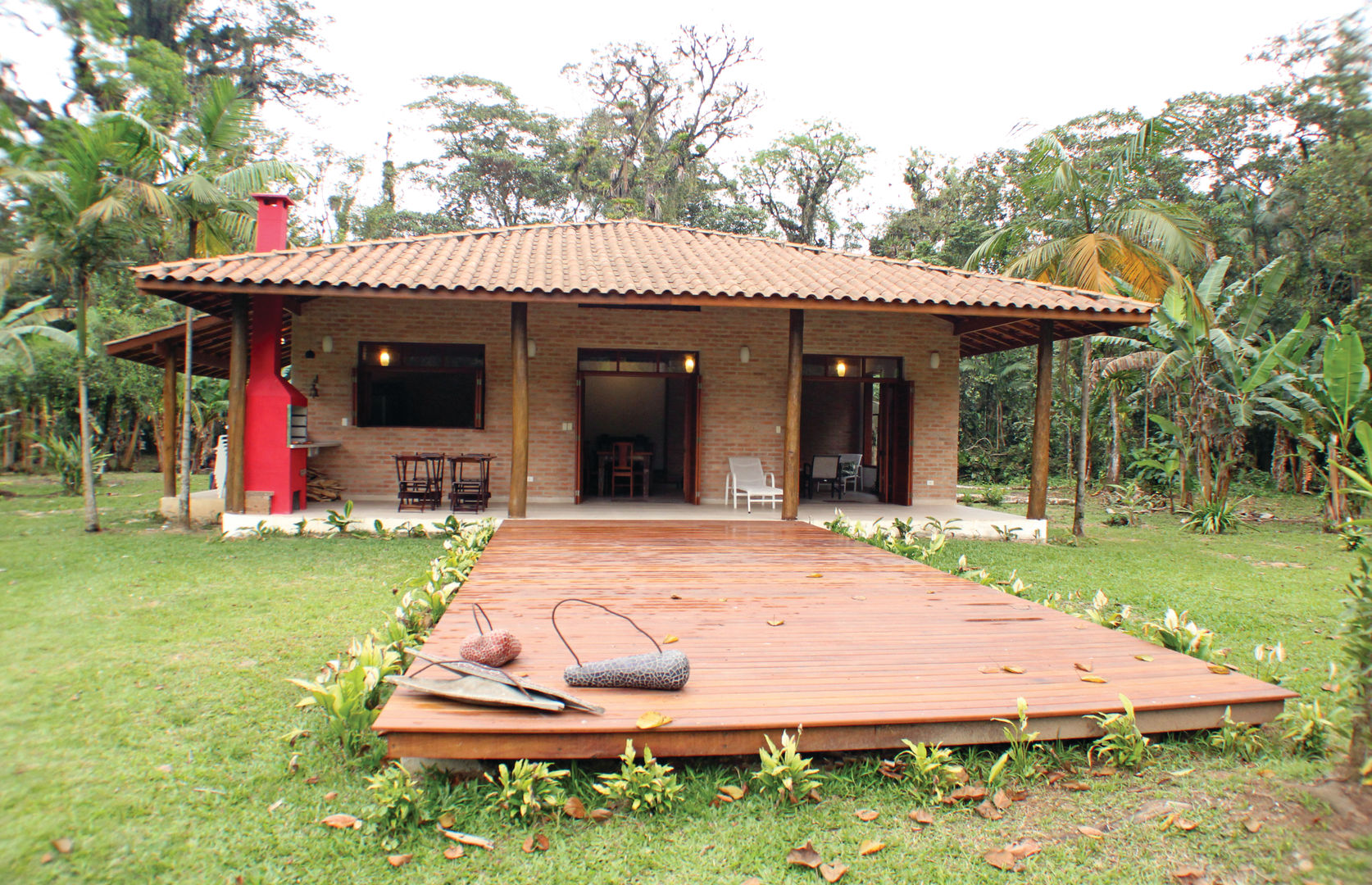 Casa Rústica e Colonial, RAC ARQUITETURA RAC ARQUITETURA منازل