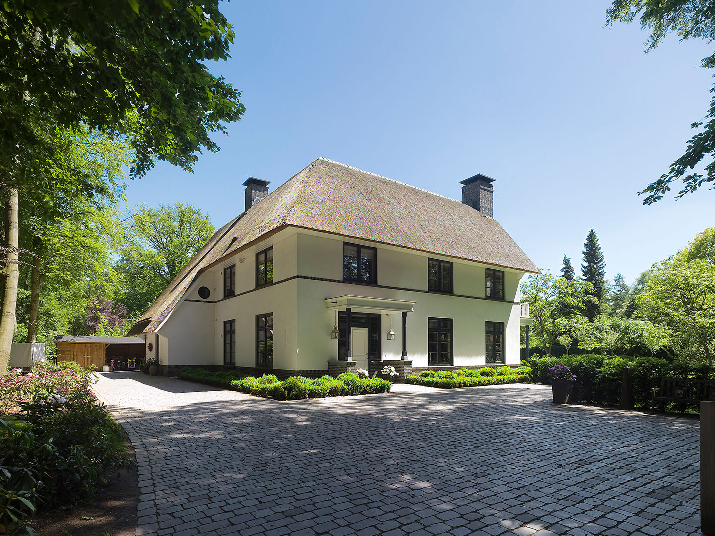 Villa te Diepenveen - Voorgevel Friso Woudstra Architecten BNA B.V. Moderne huizen