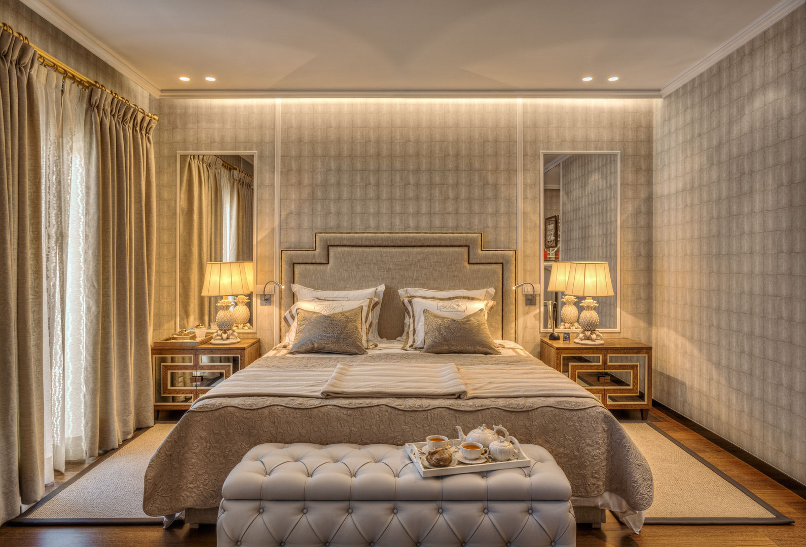 City Exquisite, Viterbo Interior design Viterbo Interior design Ausgefallene Schlafzimmer