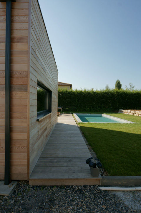 Réalisation SOBÖ, Groupe SOBÖ Groupe SOBÖ Casas estilo moderno: ideas, arquitectura e imágenes Madera Acabado en madera