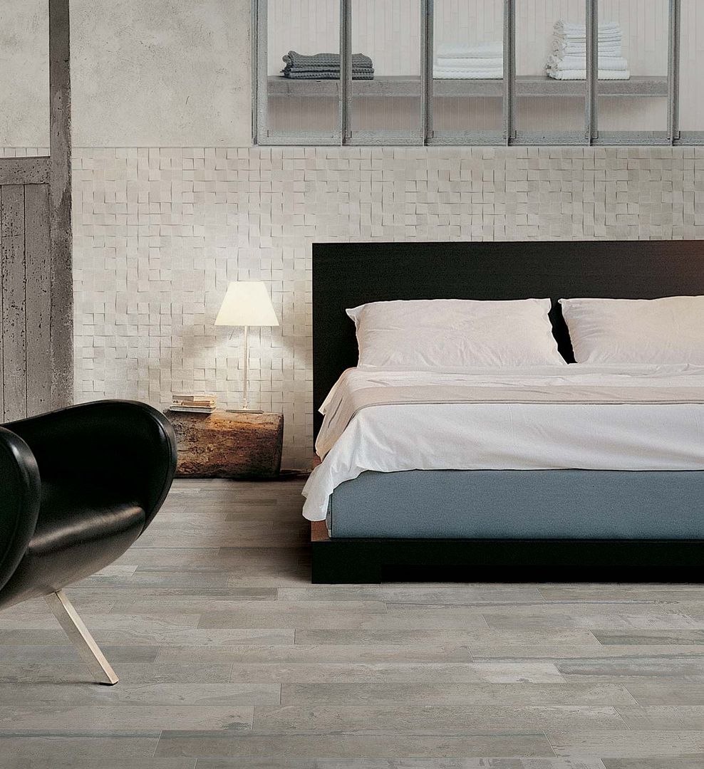 Suelos confortables, agradables al tacto, Azulejos Peña s.l. Azulejos Peña s.l. Industrial style bedroom Tiles