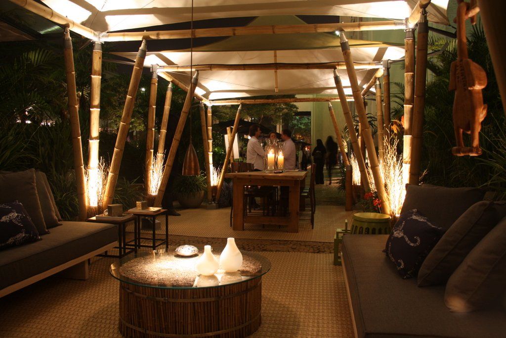 Eco Tenda, BAMBU CARBONO ZERO BAMBU CARBONO ZERO Taman Gaya Rustic