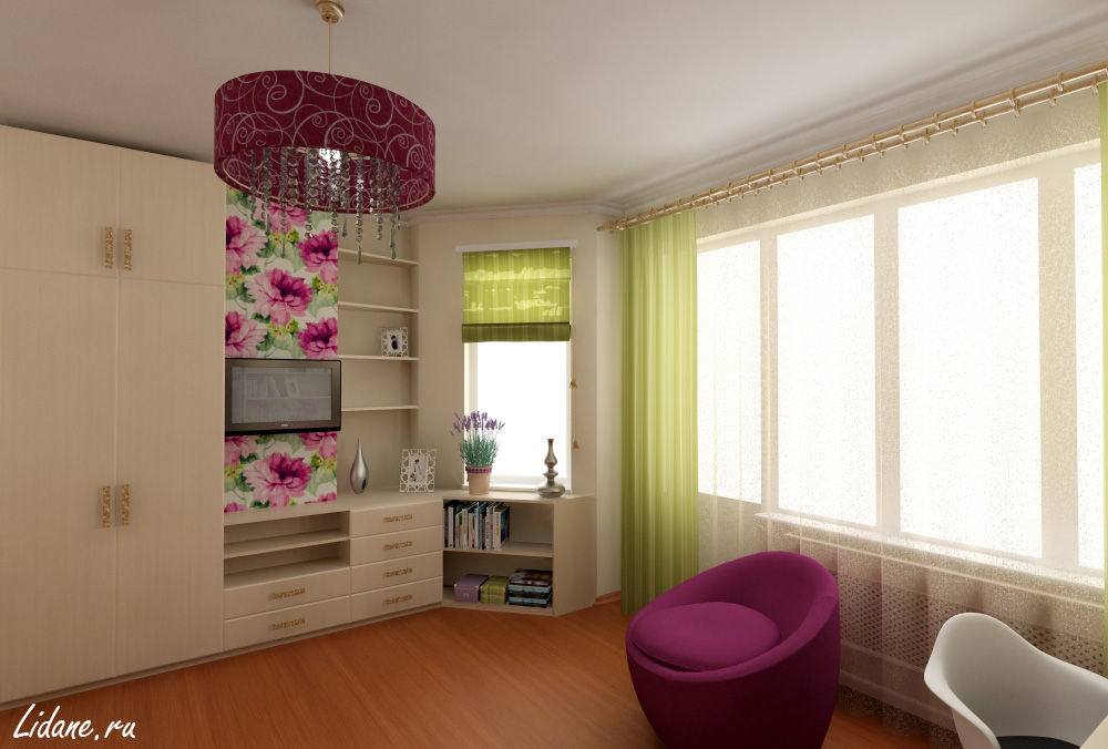 Комната для молодой девушки. Сочи, Lidiya Goncharuk Lidiya Goncharuk Bedroom