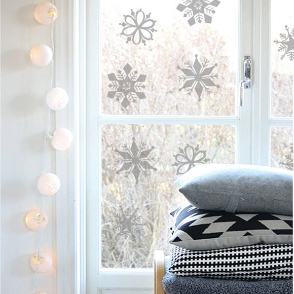 Snowflake Christmas decoration window stickers Vinyl Impression Modern Windows and Doors Window decoration