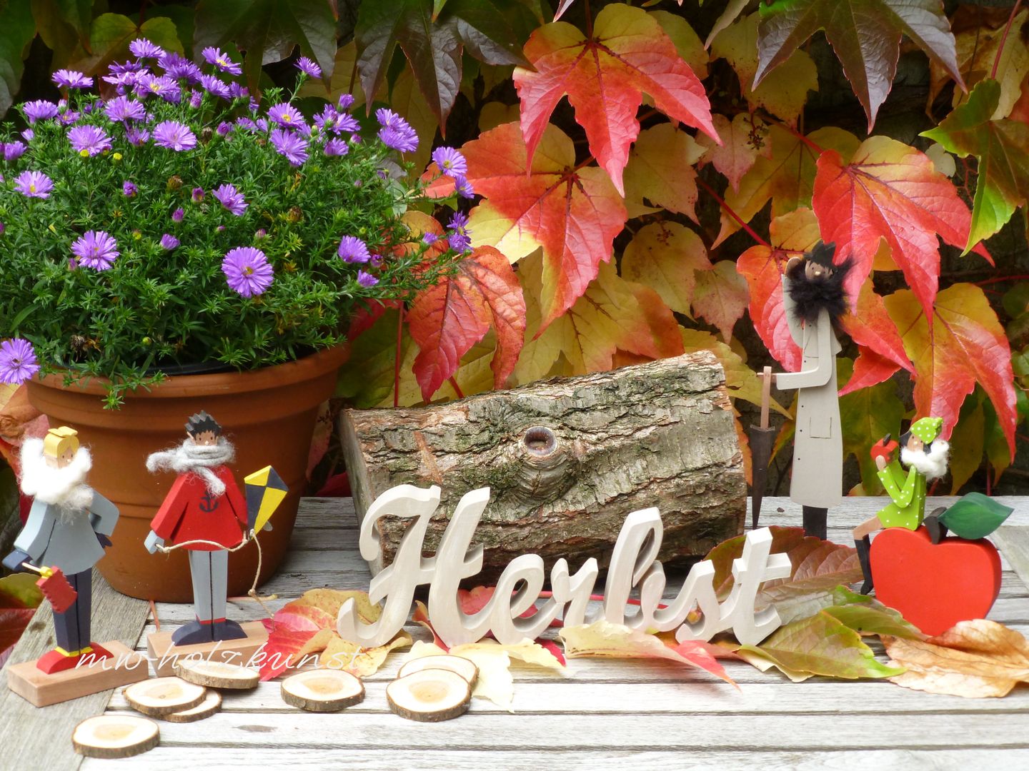 Herbst, mw-holzkunst mw-holzkunst Eclectic style living room Accessories & decoration