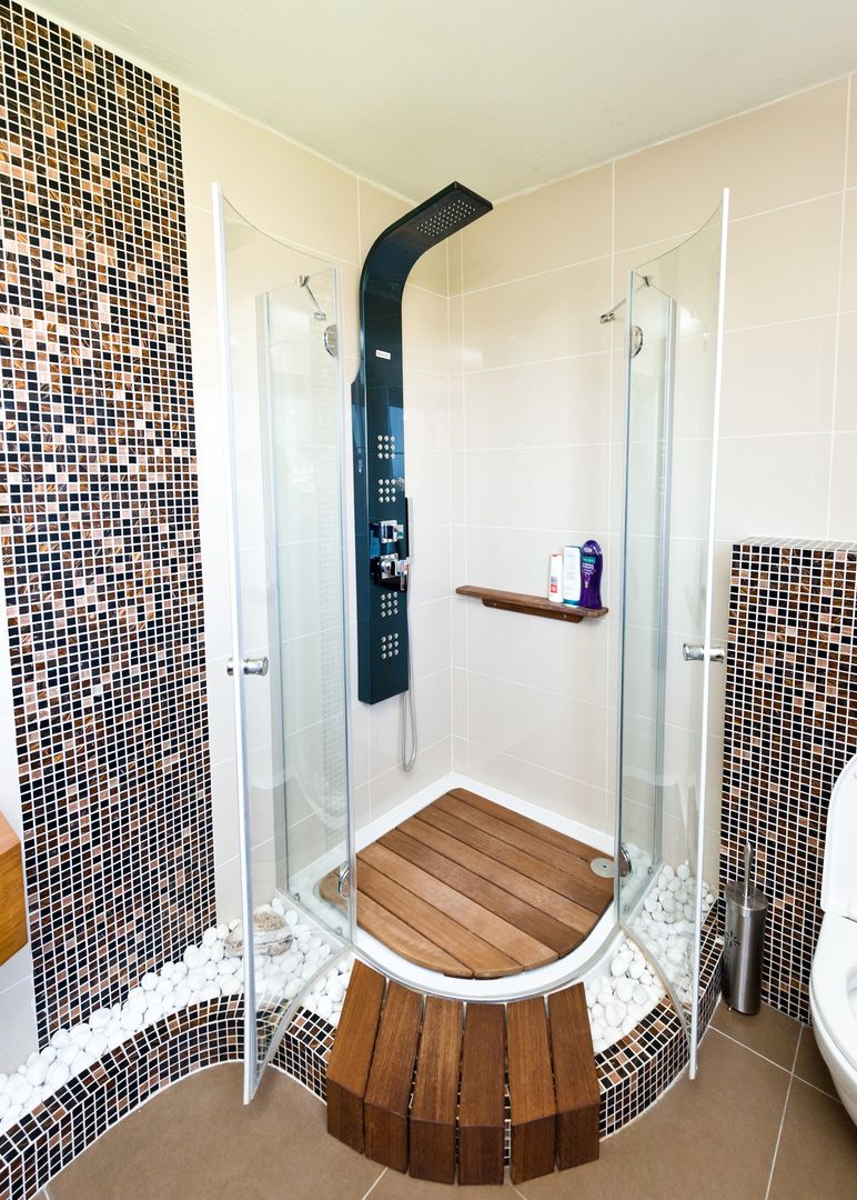 Bathroom / Girne / Cyprus, Şölen Üstüner İç mimarlık Şölen Üstüner İç mimarlık 現代浴室設計點子、靈感&圖片