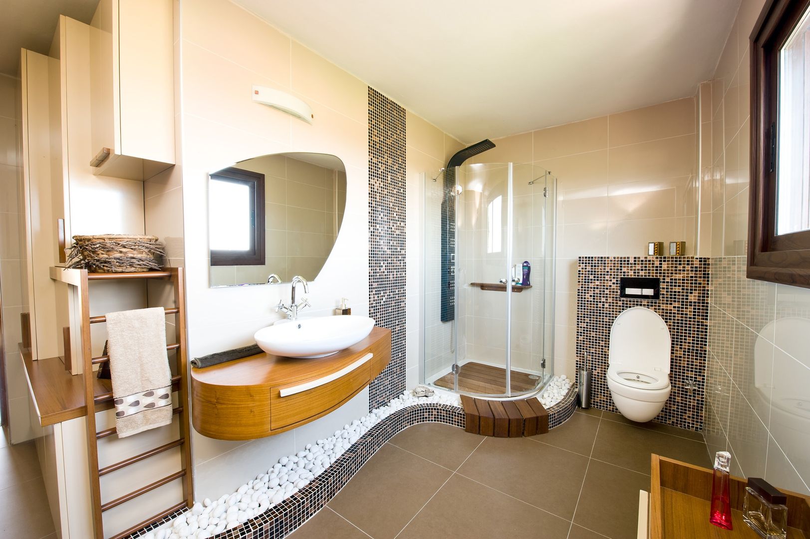 Bathroom / Girne / Cyprus, Şölen Üstüner İç mimarlık Şölen Üstüner İç mimarlık Phòng tắm phong cách hiện đại