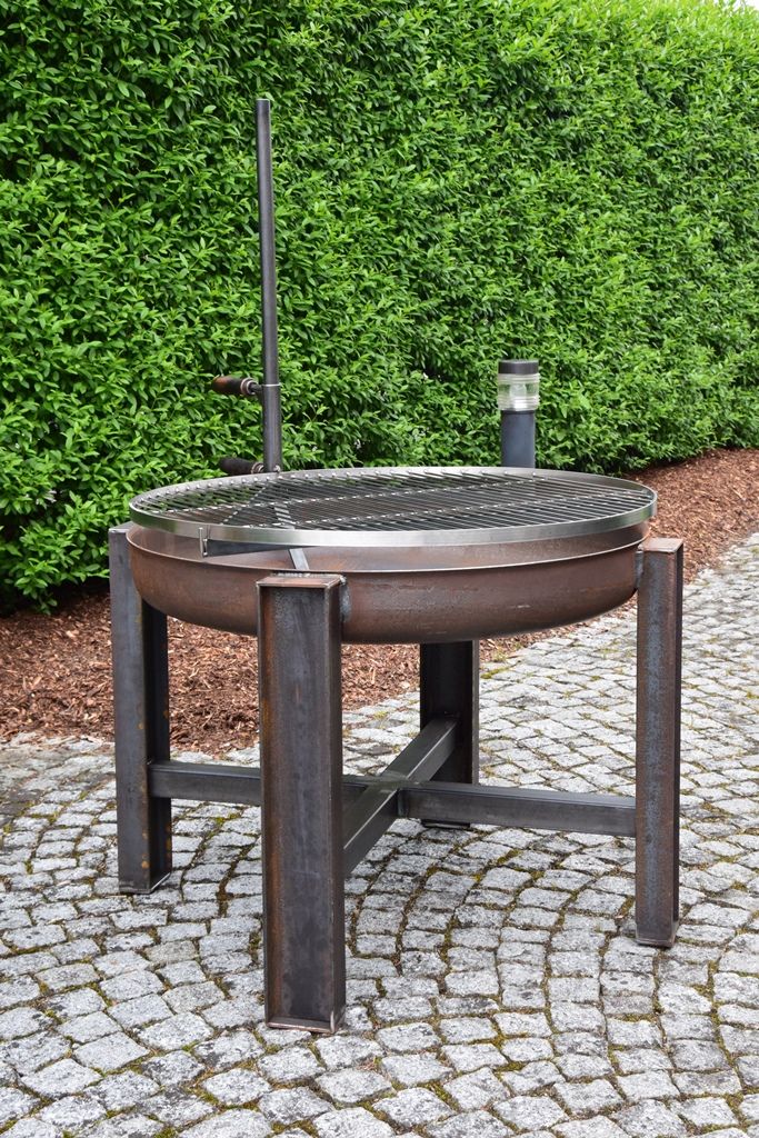 Grill und Feuerschale, Stahlmanufaktur Wind Stahlmanufaktur Wind Jardin industriel Fer / Acier Cheminées & Barbecues