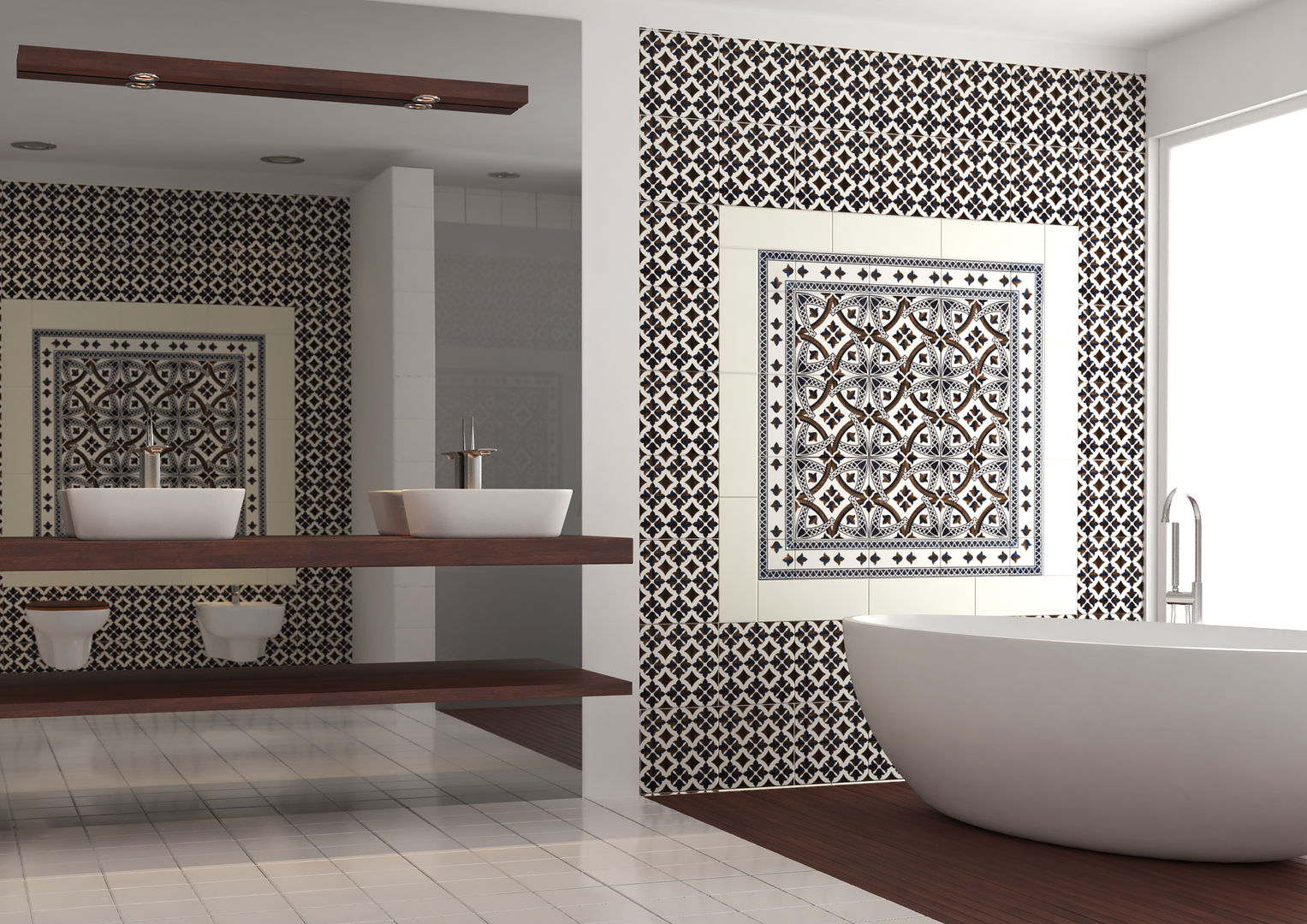 Ambiente Bagno, CERAMICHE MUSA CERAMICHE MUSA Modern bathroom سرامک