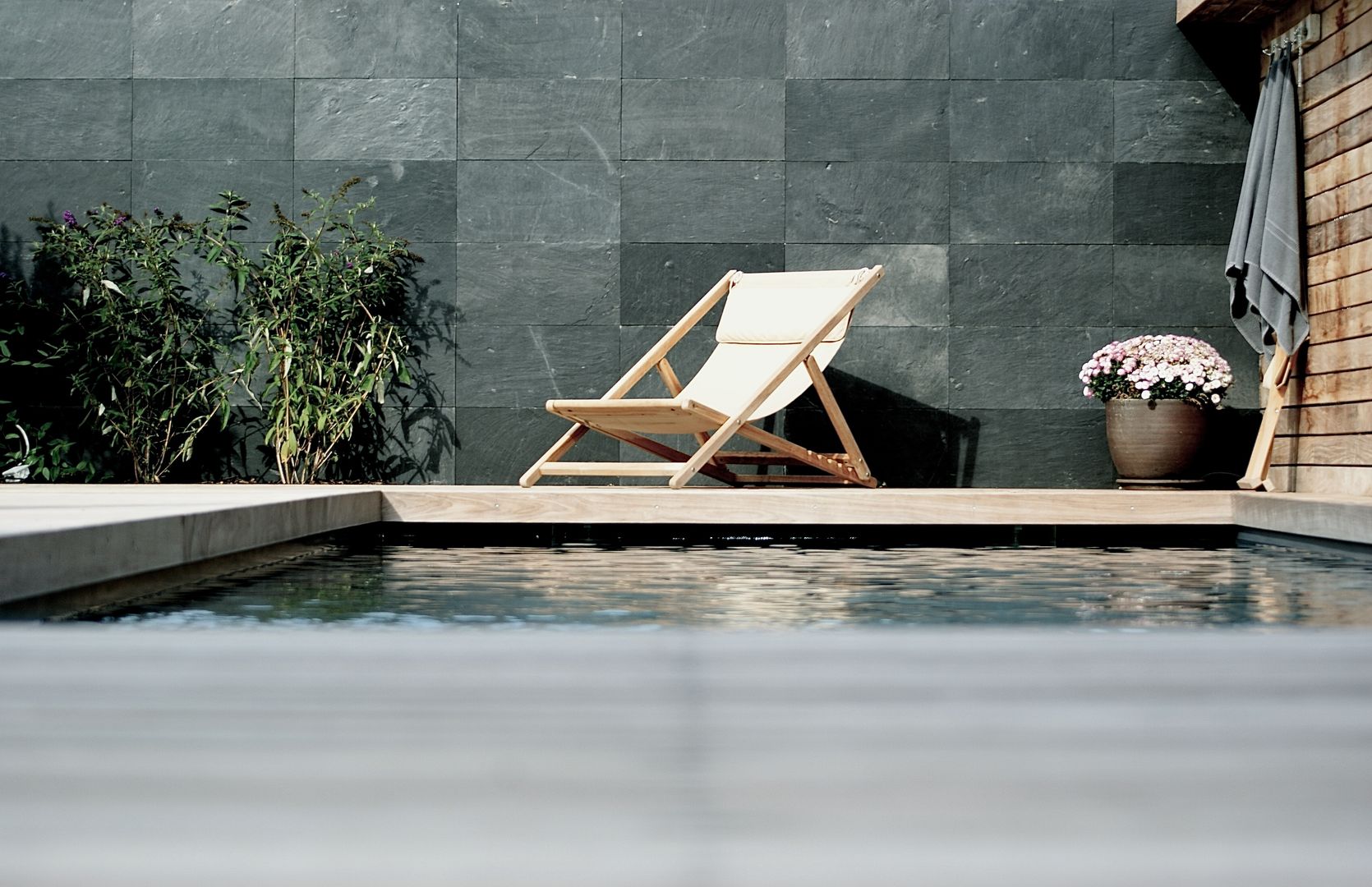 Haus W_Wien, Woborsky interiors Woborsky interiors Minimalist pool Wood Wood effect