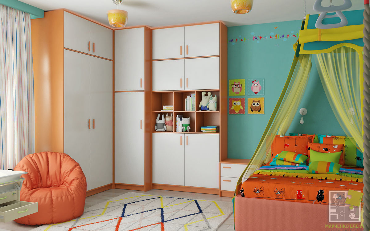 Детская комната, Елена Марченко (Киев) Елена Марченко (Киев) Nursery/kid’s room