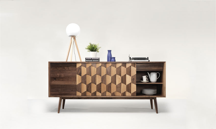 SCARPA W SIDEBOARD, Wewood - Portuguese Joinery Wewood - Portuguese Joinery 창고 솔리드 우드 멀티 컬러 수납