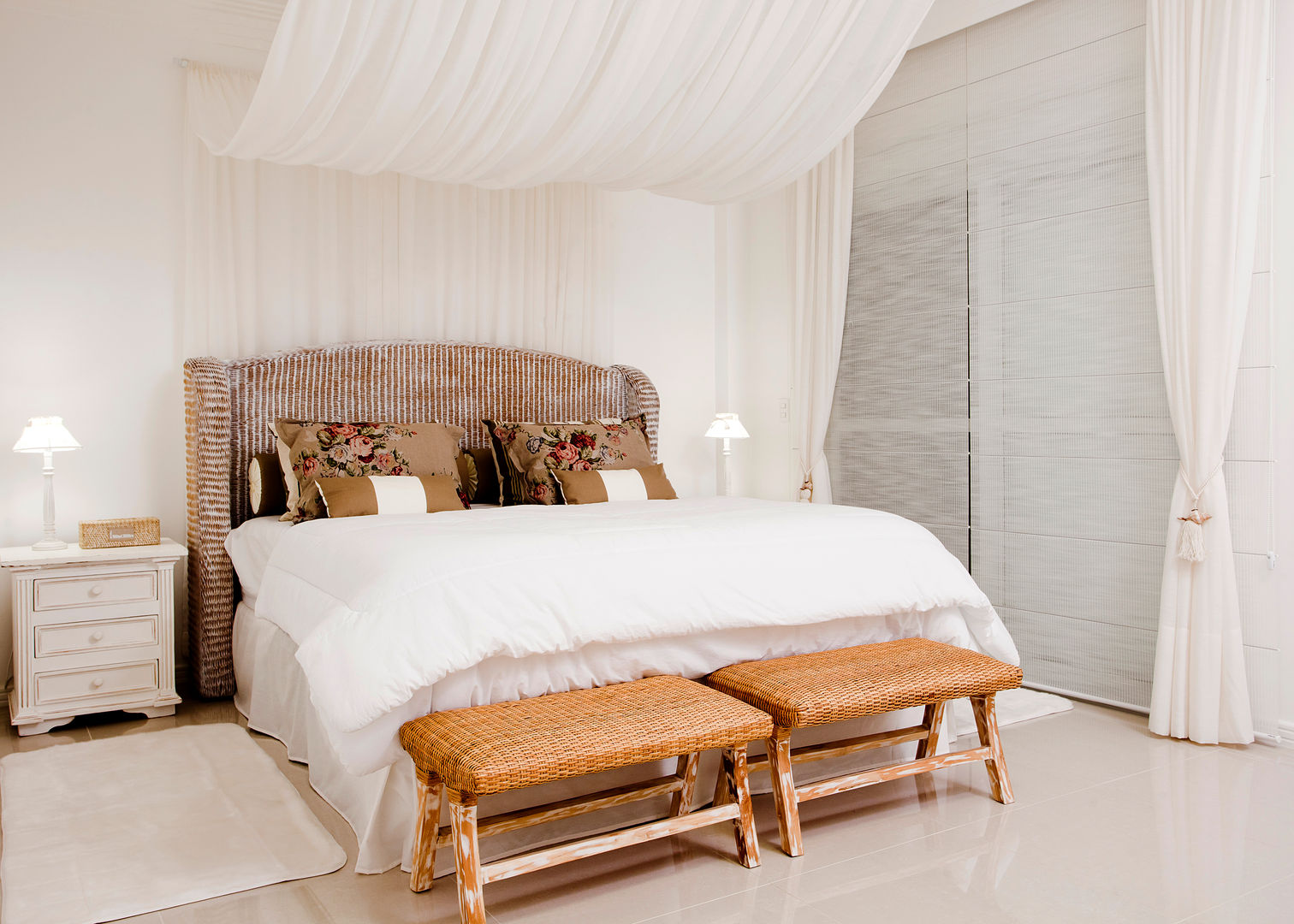 Luxo para Férias, Karla Silva Designer de Interiores Karla Silva Designer de Interiores Chambre tropicale