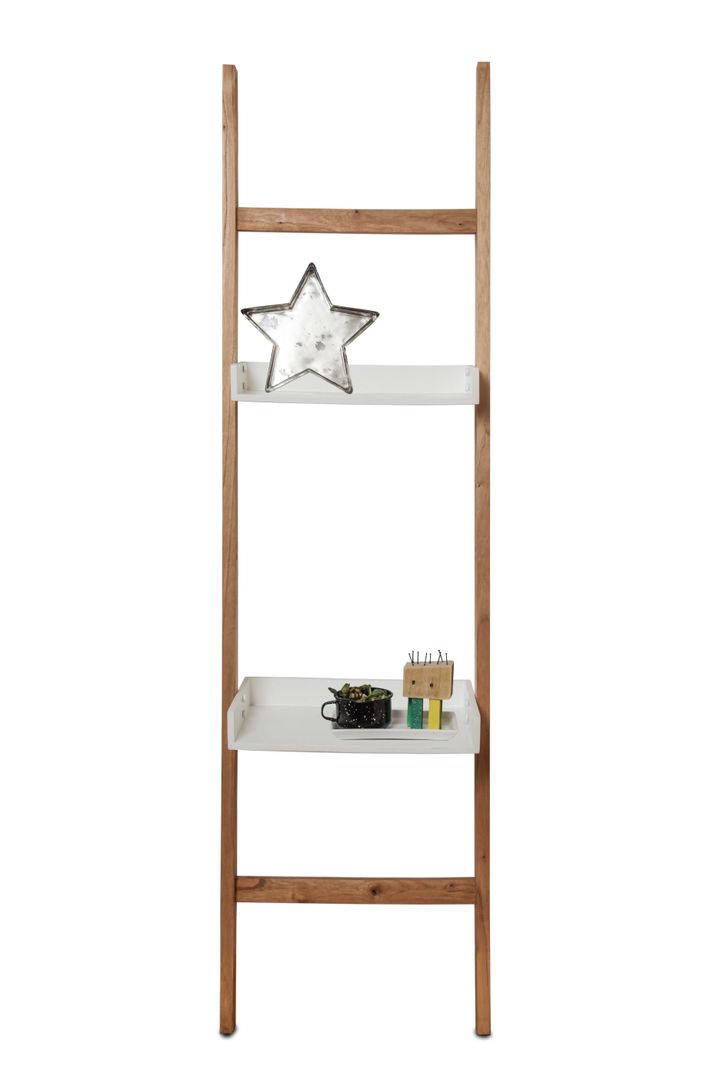 ESTANTERIA ONO homify Cuartos de estilo escandinavo Madera maciza Multicolor Mesitas de noche