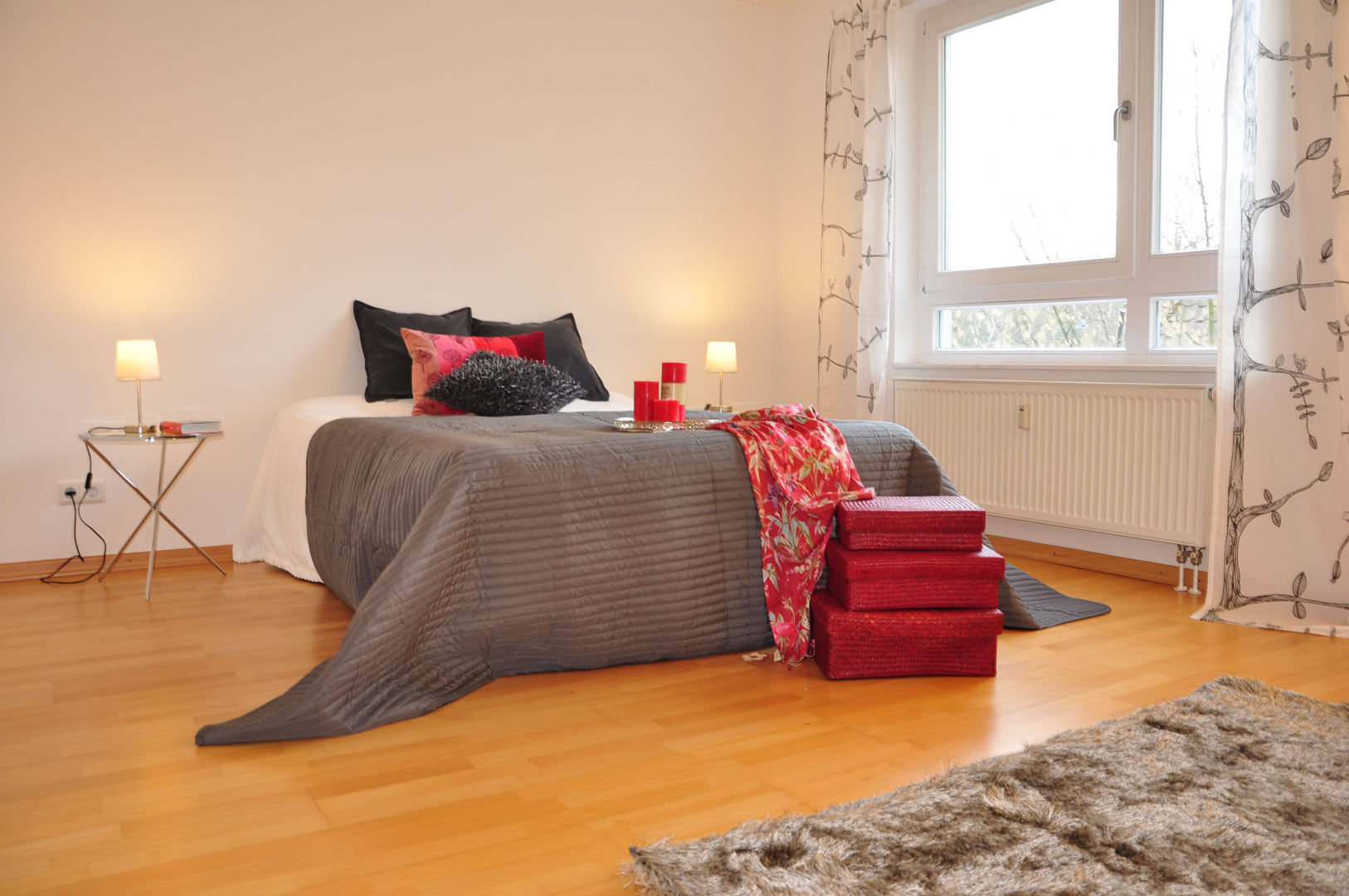 3-Zimmer-Maisonette-Wohnung in Hamburg-Marienthal, Optimmo Home Staging Optimmo Home Staging Habitaciones modernas