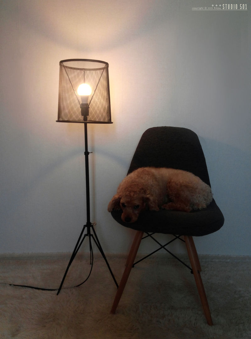 DIY 조명 만들기 , Studio501 Studio501 Industrial style living room Lighting