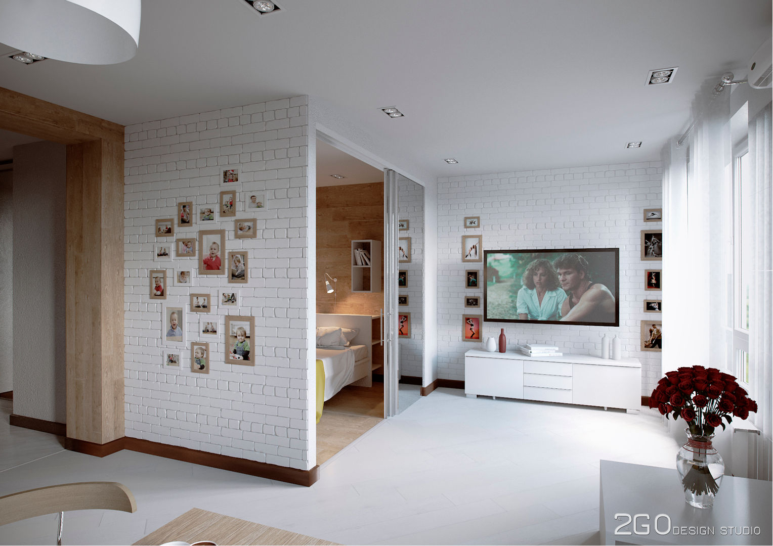 homify Salas modernas Azulejos