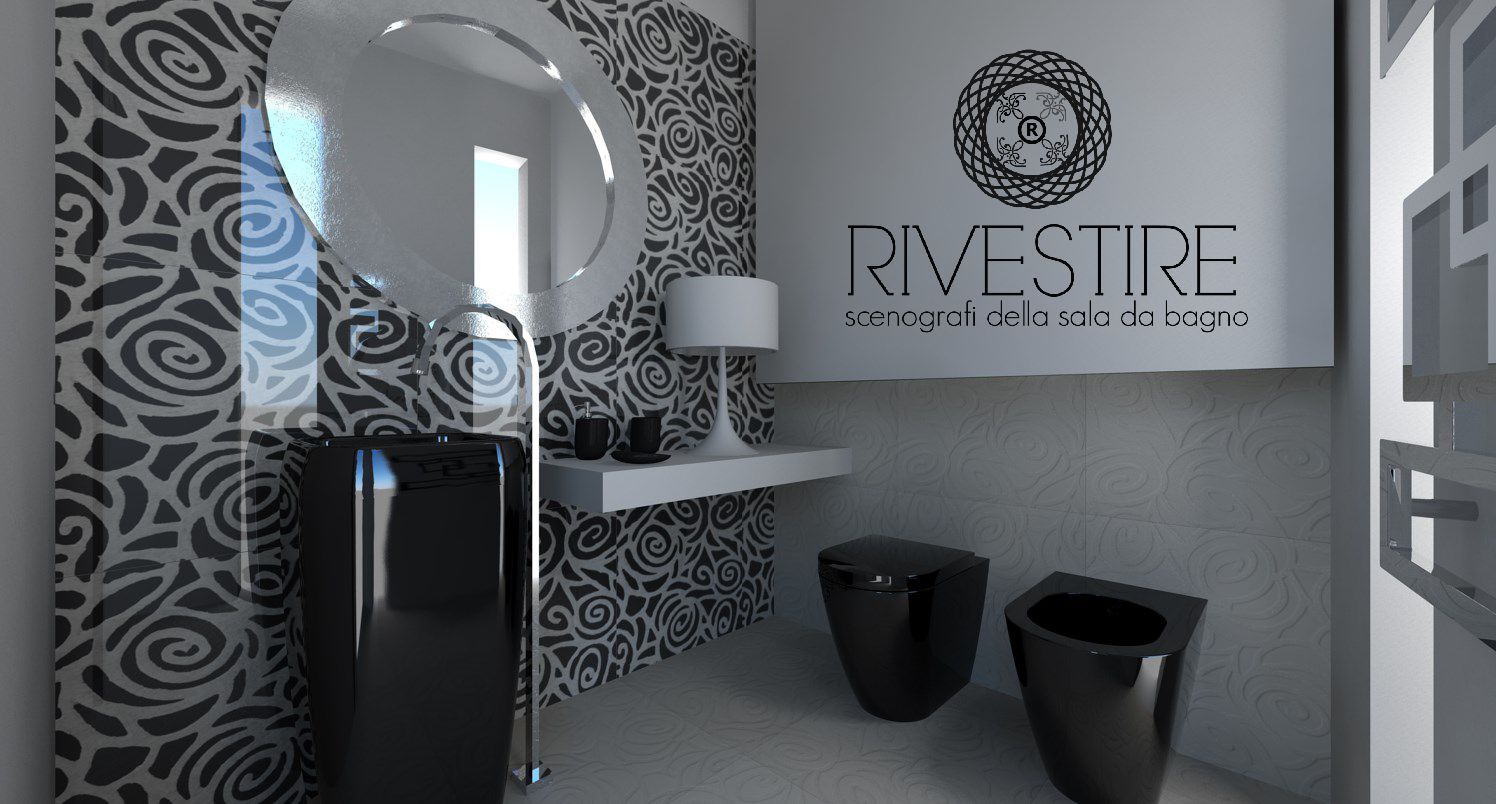 Realizzazioni, Rivestire Rivestire Modern bathroom Bathtubs & showers