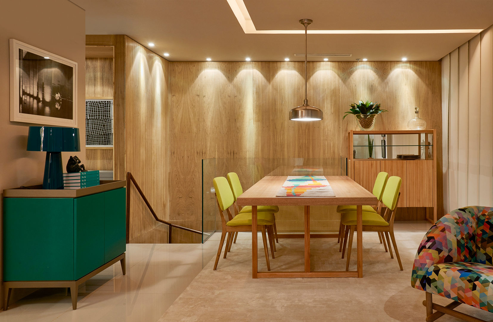 Decora Líder Brasília - Apartamento Urbano, Lider Interiores Lider Interiores Modern dining room