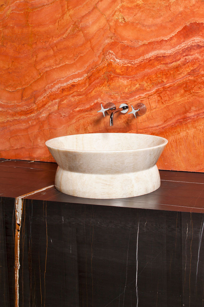 MOHS per Purapietra, itacafreelance itacafreelance Modern bathroom Stone Sinks