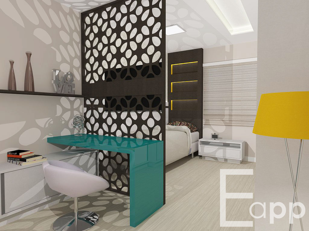 Quarto de Adolescente, Estúdio Criativo Arquitetura e Interiores Estúdio Criativo Arquitetura e Interiores 臥室 配件與裝飾品