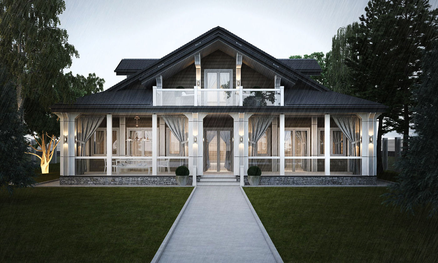 Проект дома в классическом стиле, Way-Project Architecture & Design Way-Project Architecture & Design منازل خشب Wood effect