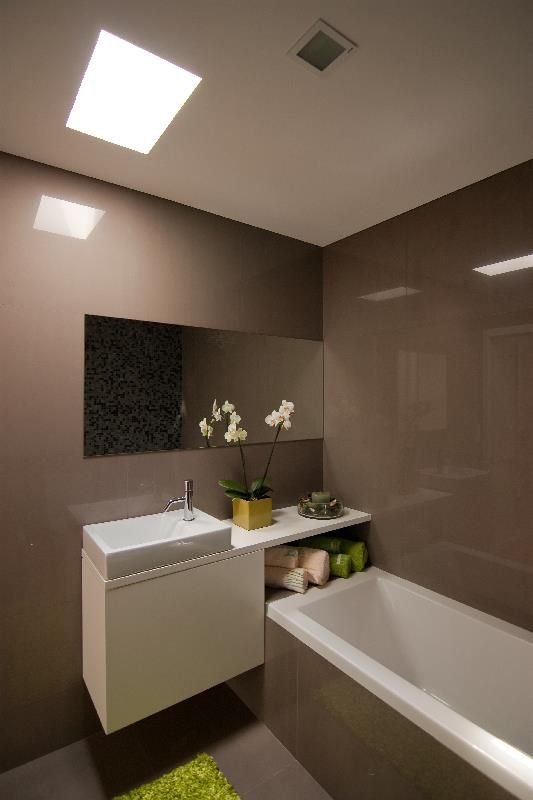 Casa MS, 136F - Arquitectos 136F - Arquitectos Modern bathroom