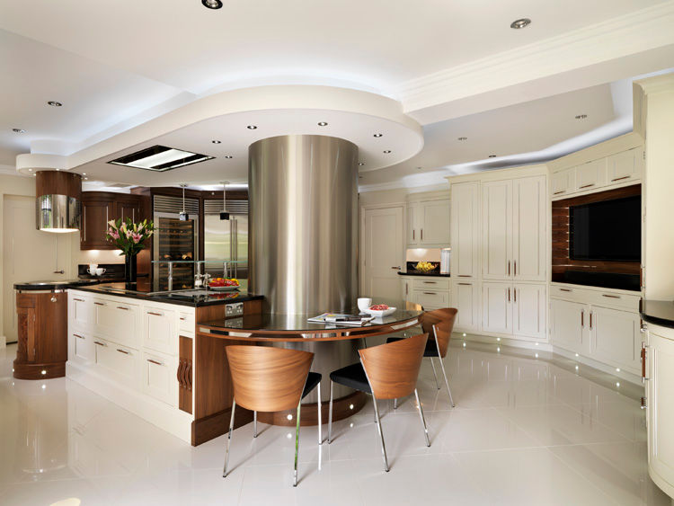 Belgravia | Rich Walnut Modern Kitchen Davonport 現代廚房設計點子、靈感&圖片