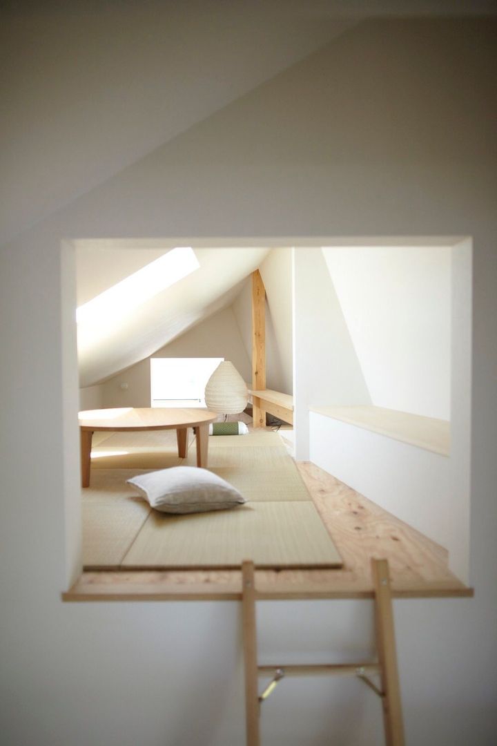 House in Setagaya, シキナミカズヤ建築研究所 シキナミカズヤ建築研究所 Bedroom