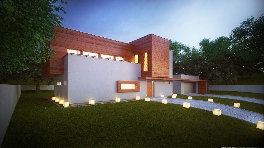 Projekty domów - House x02, Majchrzak Pracownia Projektowa Majchrzak Pracownia Projektowa Casas modernas: Ideas, imágenes y decoración