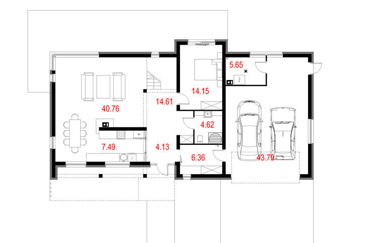 hiện đại theo Majchrzak Pracownia Projektowa, Hiện đại