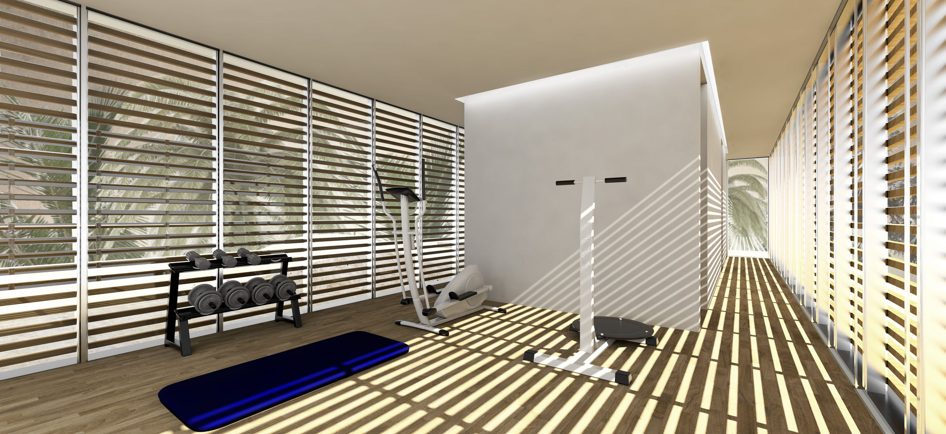 homify Minimalist Fitness Odası