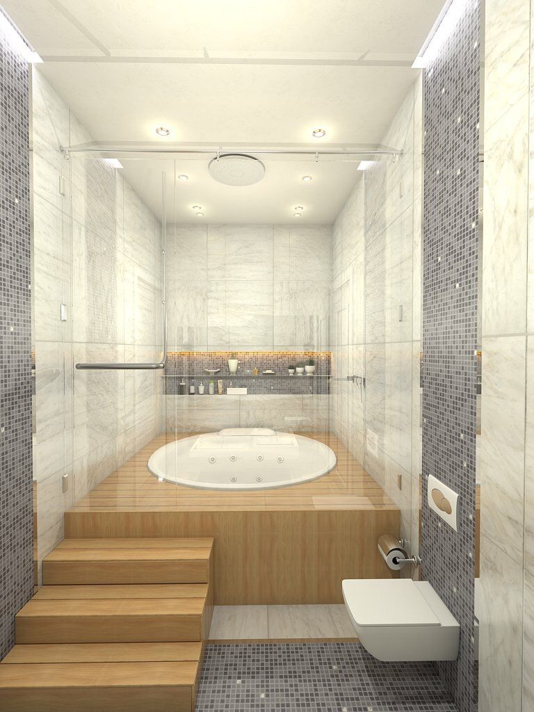 Housing, Murat Aksel Architecture Murat Aksel Architecture Modern style bathrooms Wood Wood effect Bathtubs & showers