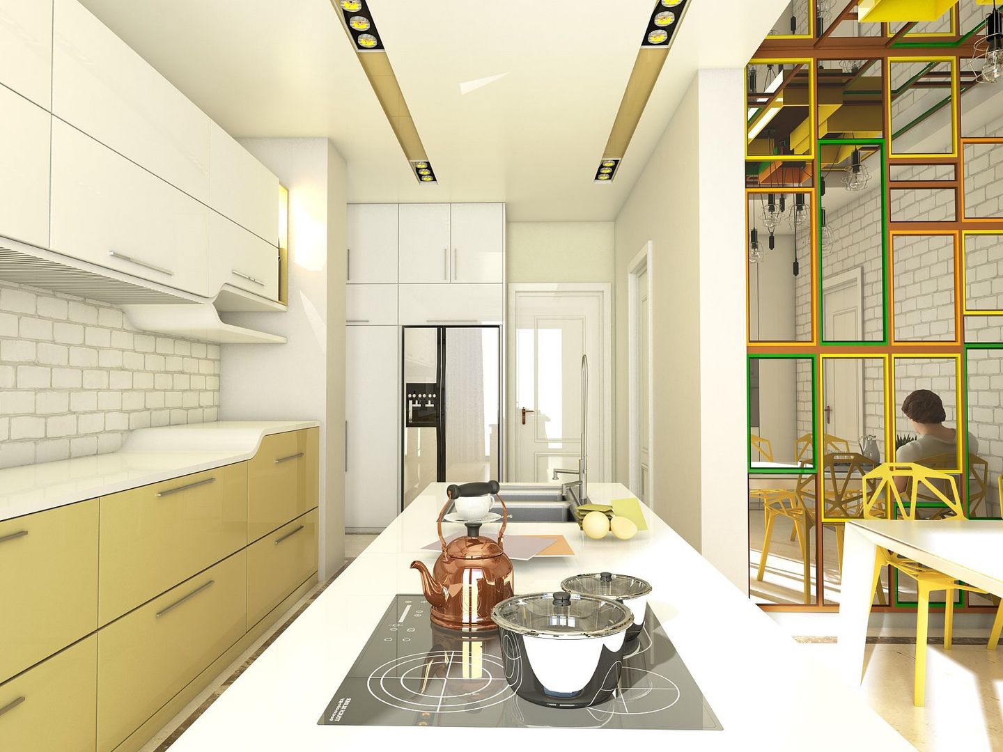 Housing, Murat Aksel Architecture Murat Aksel Architecture Modern kitchen Wood Wood effect