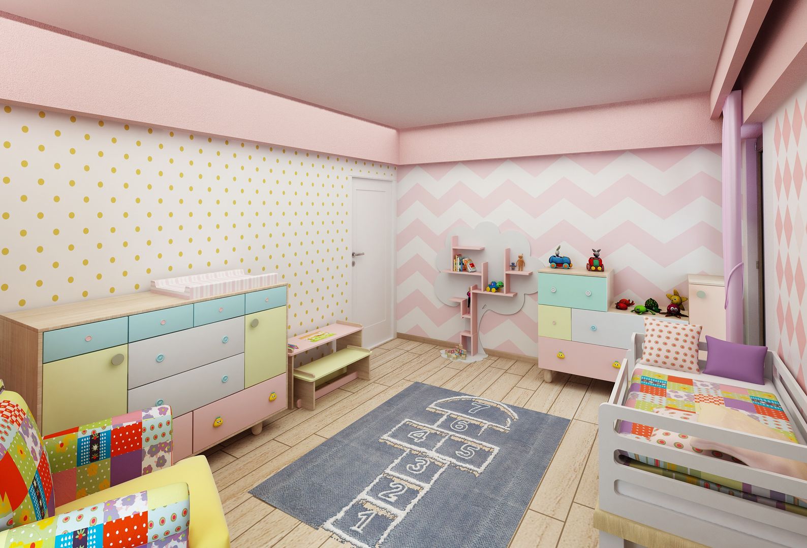 Housing, Murat Aksel Architecture Murat Aksel Architecture Modern nursery/kids room Wood Wood effect