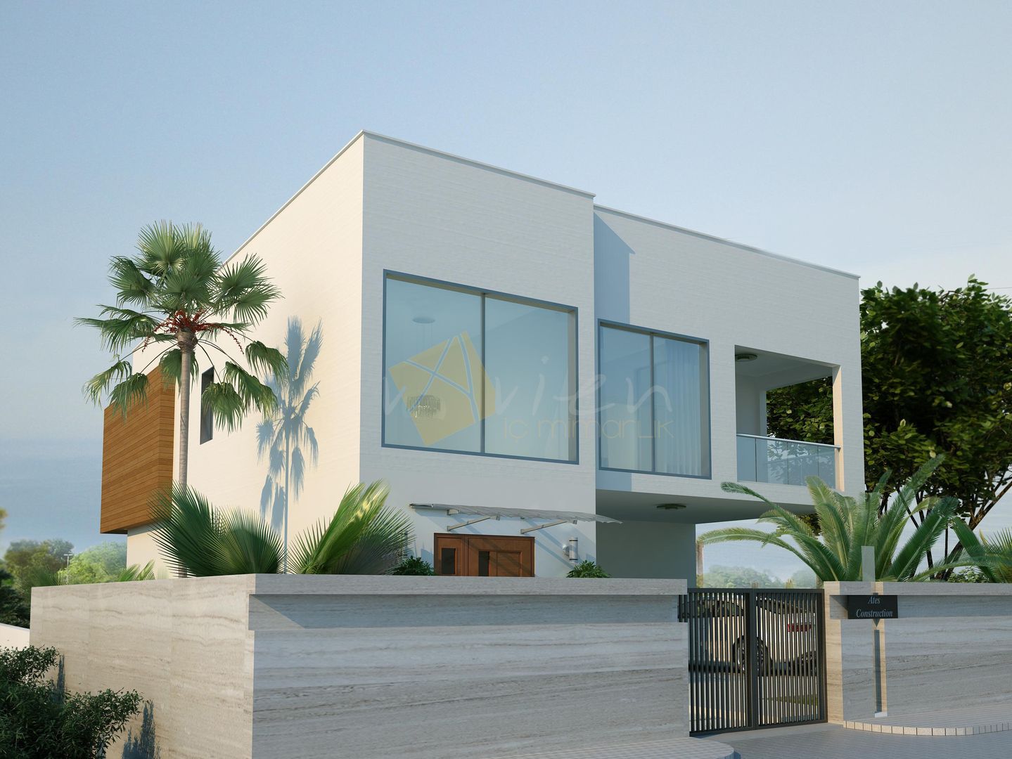 Villa, Murat Aksel Architecture Murat Aksel Architecture Modern houses Ceramic