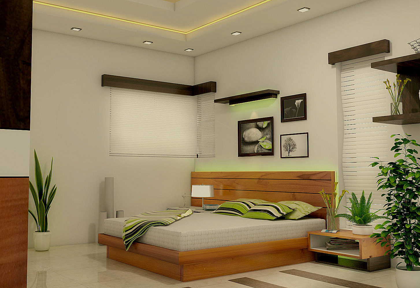 Residence of Mr. Shoukath at Perinthalmanna, BN Architects BN Architects Habitaciones modernas