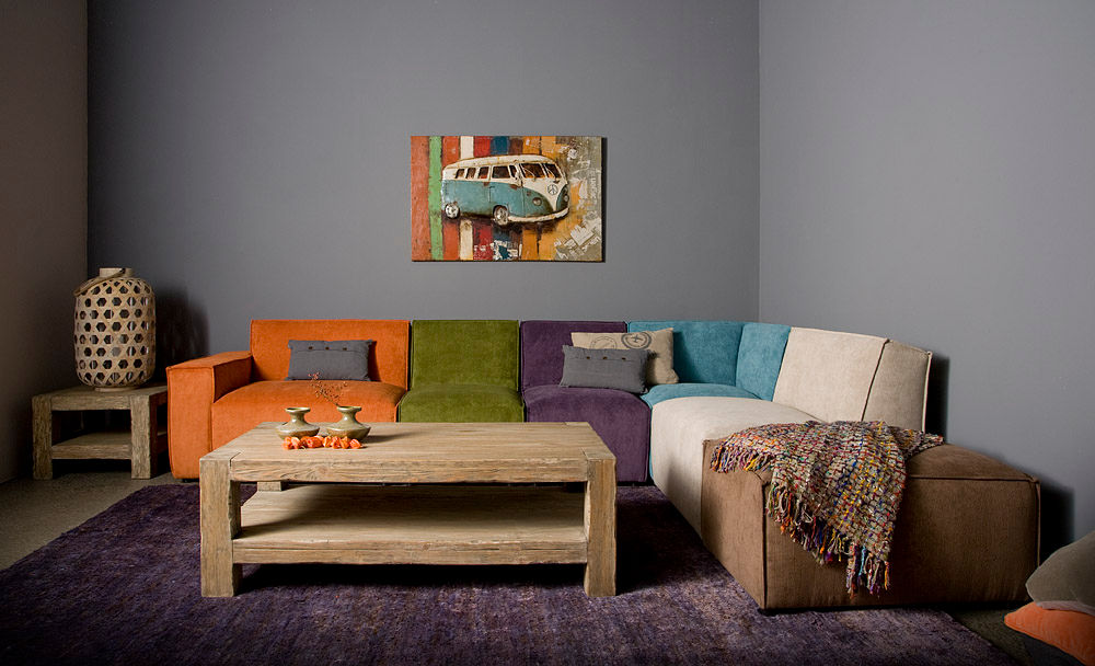 Jamie elementenbank - Floris van Gelder, Floris van Gelder Floris van Gelder Modern living room Sofas & armchairs