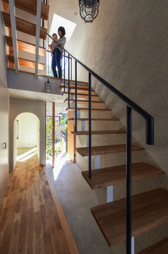 桑名の家, Nobuyoshi Hayashi Nobuyoshi Hayashi Pasillos, vestíbulos y escaleras modernos