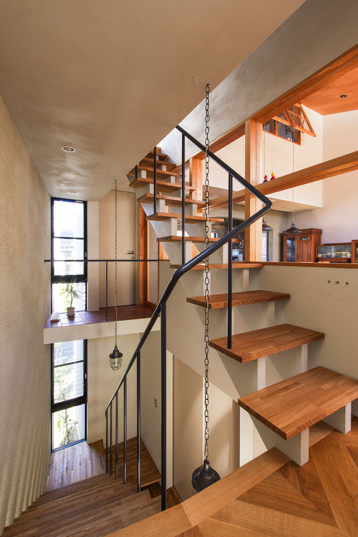 桑名の家, Nobuyoshi Hayashi Nobuyoshi Hayashi Pasillos, vestíbulos y escaleras modernos