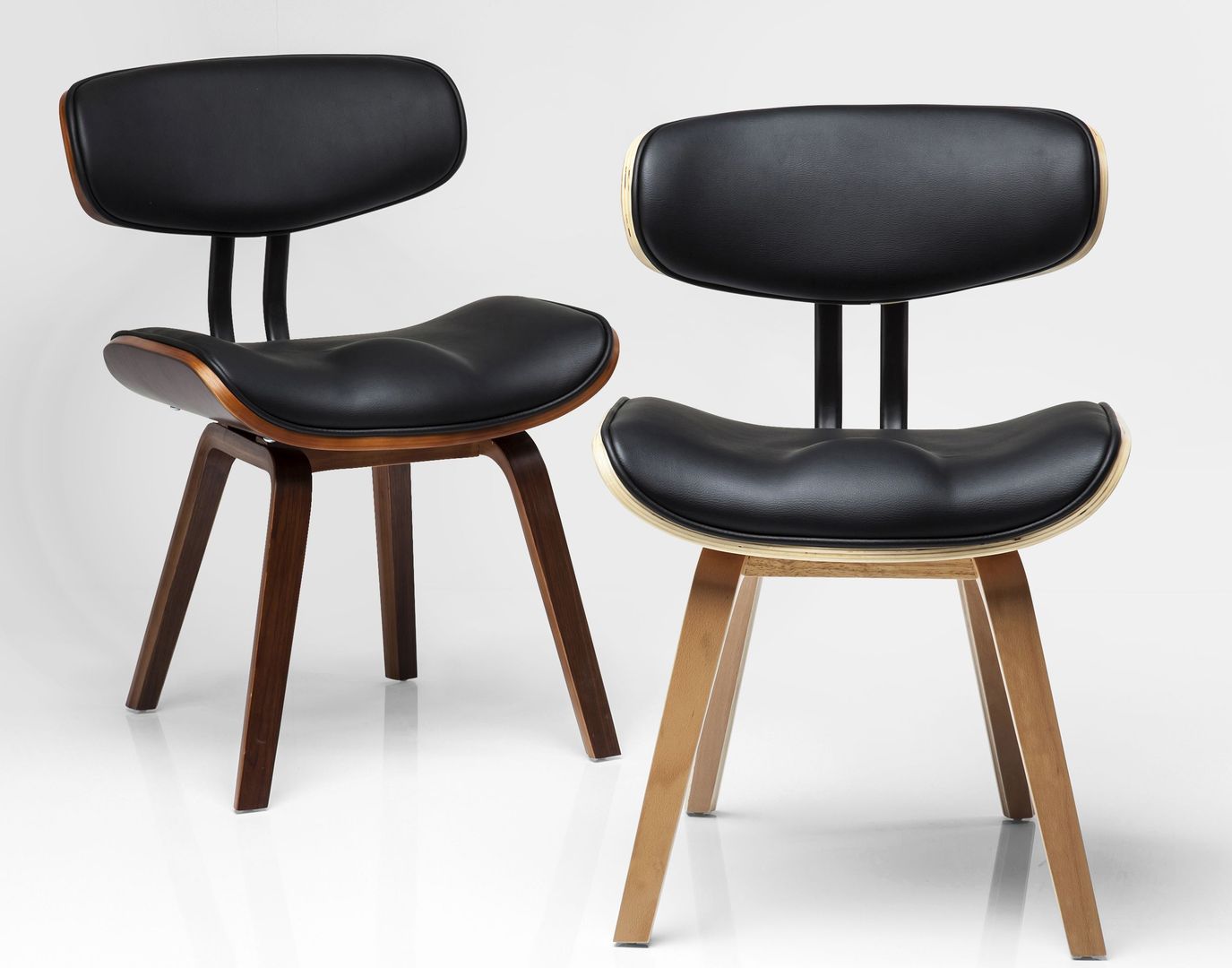 Patron stoel - Kare Design, Robin Design Robin Design ห้องทานข้าว หนังสัตว์เทียม Metallic/Silver เก้าอี้และม้านั่ง