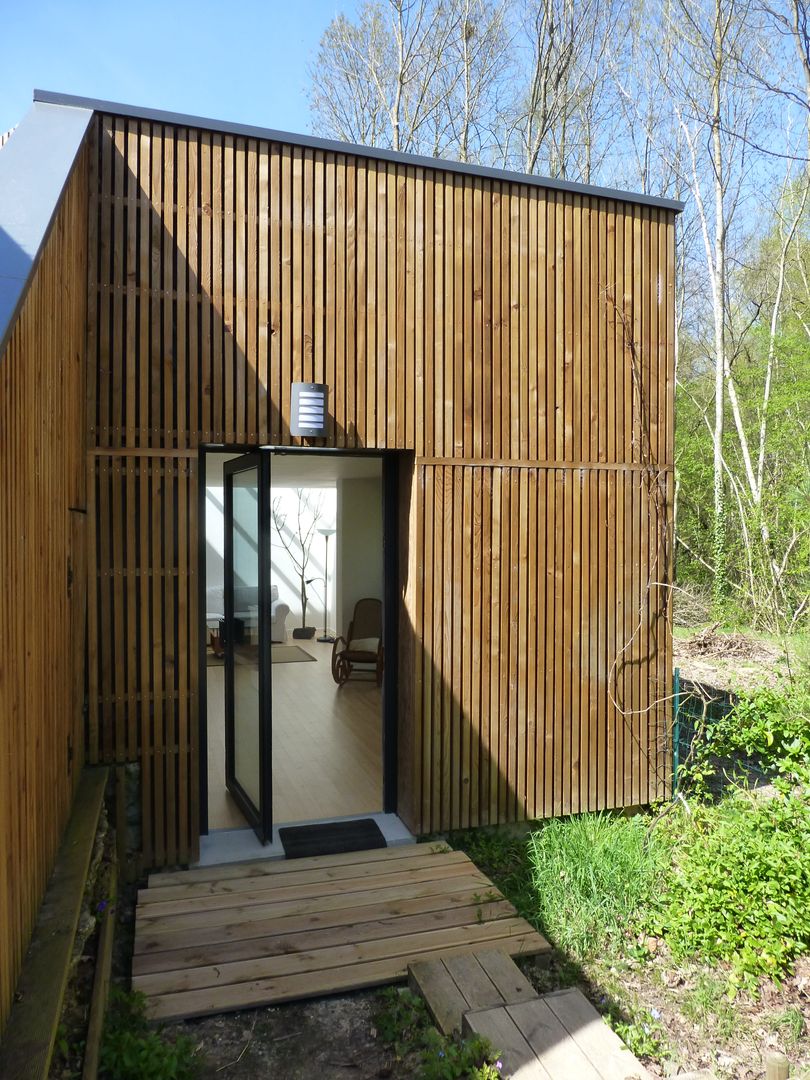 Un Loft à l'Orée du Bois, AADD+ AADD+ Casas de estilo minimalista